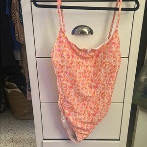 Stylish Pink One-Piece Swimsuit